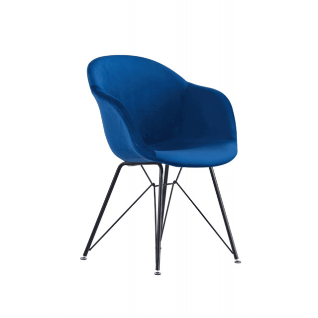 Valentina Velvet LUX Chair - Blue / Single