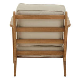 Hector Natural Linen and Oak Wood Armchair - thumbnail 6