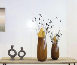Flower VASE ROBERT - BROWN Glass by DutZ - thumbnail 4