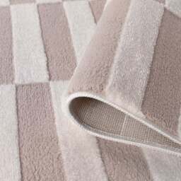 Loft Striped Beige Rug - thumbnail 4