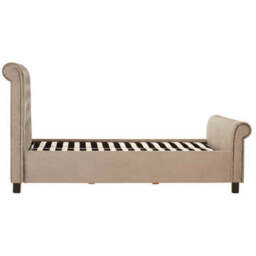 Grey Ottoman Double Bed - Orlando - thumbnail 6