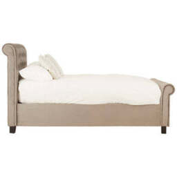 Grey Ottoman Double Bed - Orlando - thumbnail 3