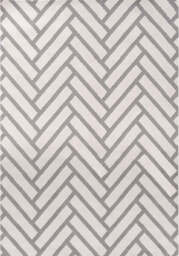 Loft Chevron Grey Rug - 240X340 cm
