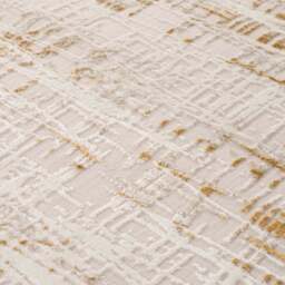 Carmel Cream-Gold Abstract Rug - 6030 - thumbnail 2
