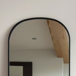 Yoko - Black Metal Gentle Arch Mirror - 150cm x 60cm - thumbnail 3