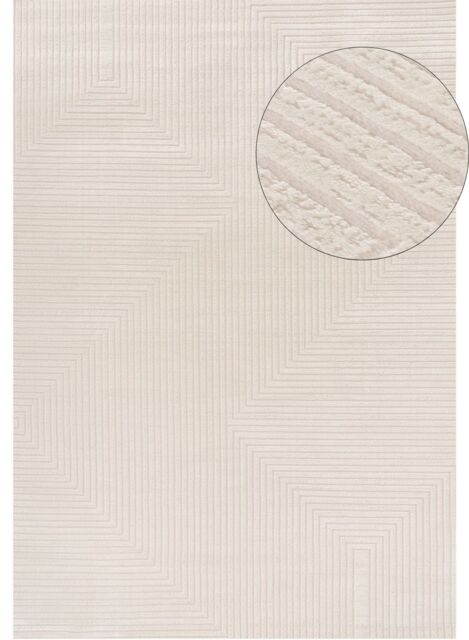 Carmel Cream Geometric Rug - 6040 - 200X290 cm