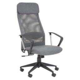 Brent Grey Mesh and Fabric High Back Home Office Chair - thumbnail 3