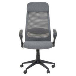 Brent Grey Mesh and Fabric High Back Home Office Chair - thumbnail 4