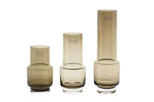 Vase RONA - SMOKY BROWN - H18 x D8cm