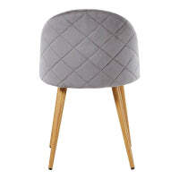 Lucia Halo Dining Set, a Table and Chairs Set of 4, Oak/Grey - thumbnail 5