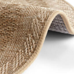 Indoor Outdoor Almendro Round Rug – Chevron Design - thumbnail 3