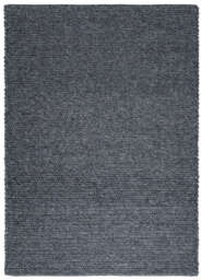 Solid Design Low Pile Eco Charcoal Rug - 160X230 cm