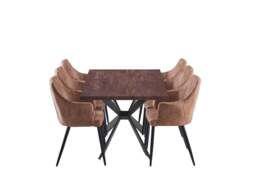 Zarah Duke Dining Set 6 - Beige / Set of 6