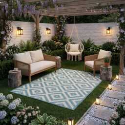 Ecology Outdoor Rug Aqua - 100AQ - thumbnail 2