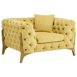 Esme Pistachio Green Tufted Armchair - thumbnail 2