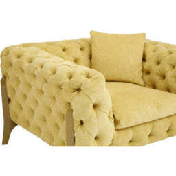 Esme Pistachio Green Tufted Armchair - thumbnail 5