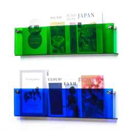 Floating Acrylic Magazine Holder - thumbnail 3