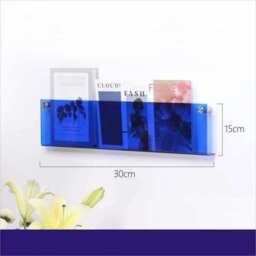 Floating Acrylic Magazine Holder - thumbnail 5