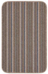 Stockholm Mocha/Blue Washable Mat - thumbnail 1
