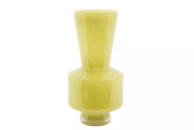 Glass Vase Shani - Chartreuse - image 1