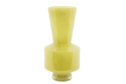 Glass Vase Shani - Chartreuse - thumbnail 4