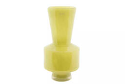 Glass Vase Shani - Chartreuse - thumbnail 1