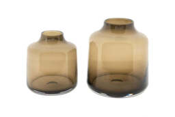 Vase TISZA - SMOKY BROWN Colour by DutZ