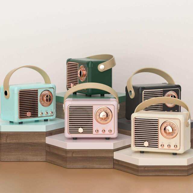 Portable Retro Bluetooth Speaker - image 1