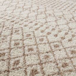 Moroccan Ivory Beige Shaggy Rug - 1030 - thumbnail 2
