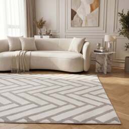 Loft Chevron Grey Rug - thumbnail 2