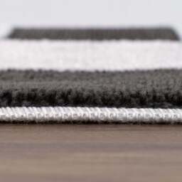 Loft Checkerboard Dark Grey Rug - thumbnail 5