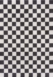 Loft Checkerboard Dark Grey Rug - thumbnail 1