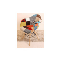 Patchwork Halo Dining Table Set with 4 Chairs - thumbnail 5