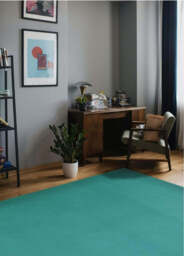 Maestro Solid Duck Egg Blue Rug - thumbnail 2