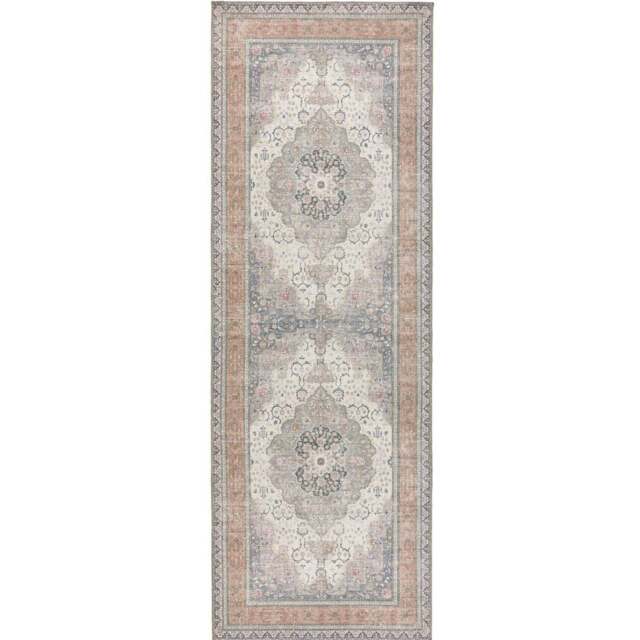 Washable Rug Eterna Medallion Design - 67X200 cm