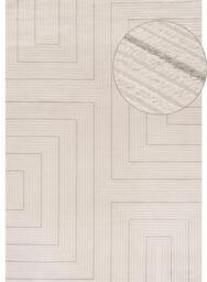 Carmel Cream-Grey Geometric Rug - 6040 - 200X290 cm