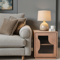 Jodhpur Solid Wood Bedside Table - thumbnail 1