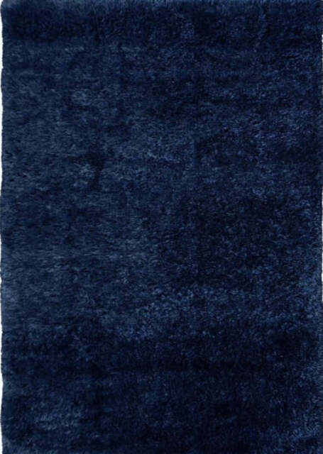 Lagom Navy Shaggy Rug - 200X290 cm