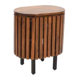 Compton Mango Wood Bedside Table - thumbnail 4
