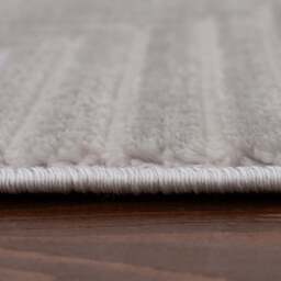 Carmel Grey-Cream Geometric Rug - 6050 - thumbnail 5