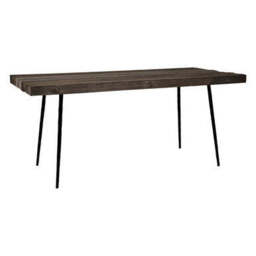 Grey Oak Wood Rectangular Dining Table - Mason - thumbnail 2