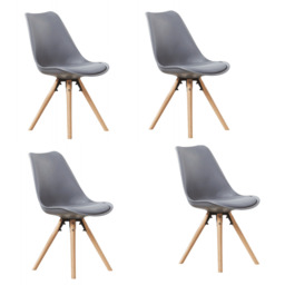 Sophie Dining Chair - Grey / Set of 4