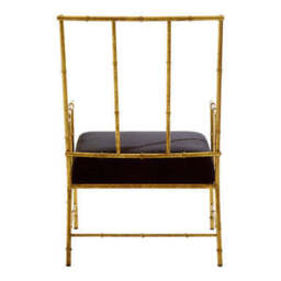 Monroe Black Velvet Accent Chair - thumbnail 5