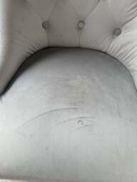 Windsor Velvet Dining Chair - Light Grey - thumbnail 5