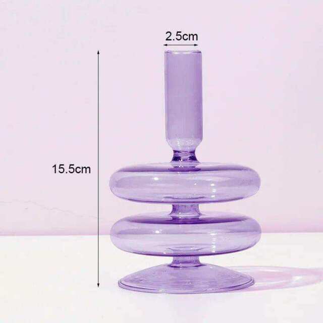 The Glass Candle Holder - 001-25