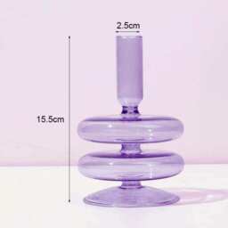 The Glass Candle Holder - 001-25