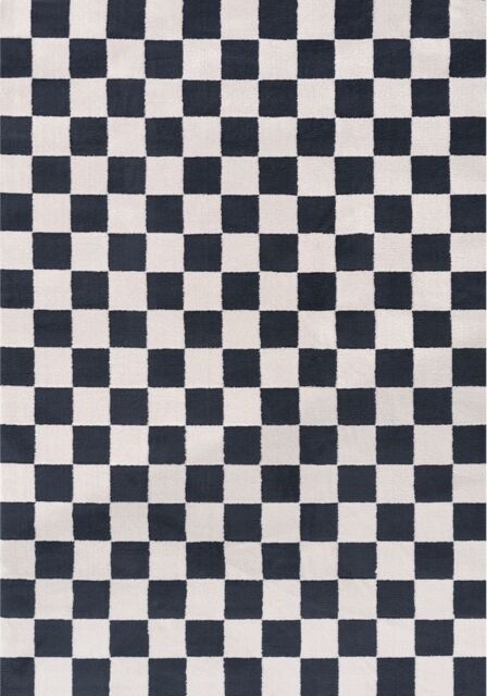 Loft Checkerboard Blue Rug - 240X340 cm