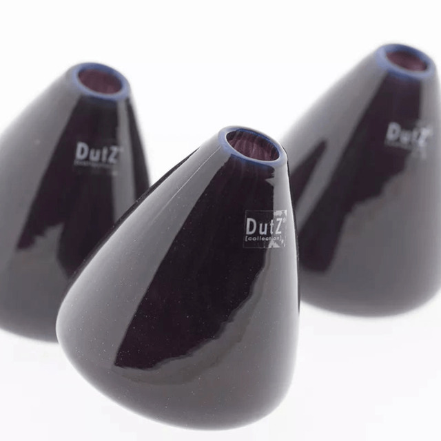 TUMBLING VASE - H12 D10 cm - PLUM - image 1