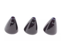 TUMBLING VASE - H12 D10 cm - PLUM - thumbnail 2