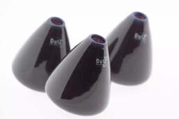 TUMBLING VASE - H12 D10 cm - PLUM - thumbnail 4